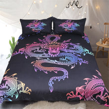 Load image into Gallery viewer, Customised Flying Dragon Quilt Cover Set