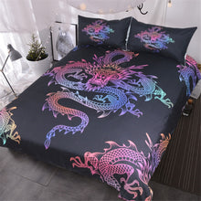 Load image into Gallery viewer, Customised Flying Dragon Quilt Cover Set