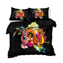 Load image into Gallery viewer, Customised Flying Dragon Quilt Cover Set