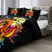 Load image into Gallery viewer, Customised Flying Dragon Quilt Cover Set