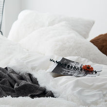 Load image into Gallery viewer, Fluffy Faux Mink &amp; Velvet Fleece Quilt Cover Set