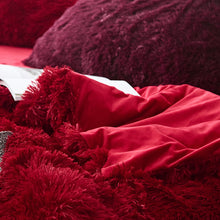 Load image into Gallery viewer, Fluffy Faux Mink &amp; Velvet Fleece Quilt Cover Set