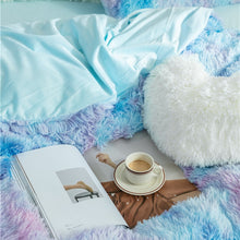 Load image into Gallery viewer, Fluffy Faux Mink &amp; Velvet Fleece Quilt Cover Set