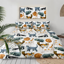 Load image into Gallery viewer, Customised Black Cats Quilt Cover Set - Various Styles