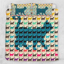 Load image into Gallery viewer, Customised Black Cats Quilt Cover Set - Various Styles