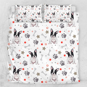 Customised French Bulldog Quilt Cover Set - Various Styles