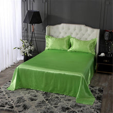 Load image into Gallery viewer, Satin Flat Sheet or Pillowcases - Various Colours