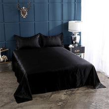 Load image into Gallery viewer, Satin Flat Sheet or Pillowcases - Various Colours