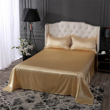 Load image into Gallery viewer, Satin Flat Sheet or Pillowcases - Various Colours