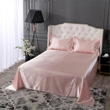 Load image into Gallery viewer, Satin Flat Sheet or Pillowcases - Various Colours
