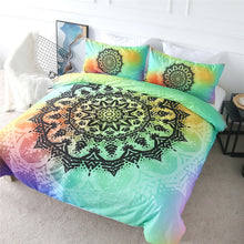 Load image into Gallery viewer, Lotus Flower Tie Dye Bedding Set
