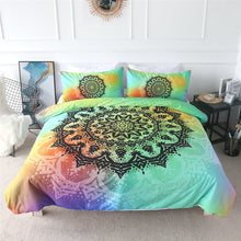 Load image into Gallery viewer, Lotus Flower Tie Dye Bedding Set