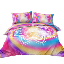 Load image into Gallery viewer, Lotus Flower Tie Dye Bedding Set