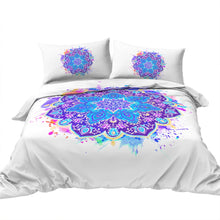 Load image into Gallery viewer, Lotus Flower Tie Dye Bedding Set
