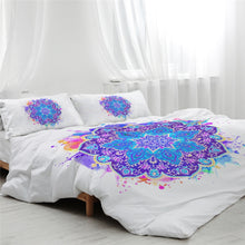 Load image into Gallery viewer, Lotus Flower Tie Dye Bedding Set