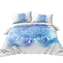 Load image into Gallery viewer, Lotus Flower Tie Dye Bedding Set