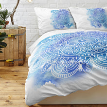 Load image into Gallery viewer, Lotus Flower Tie Dye Bedding Set
