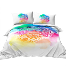 Load image into Gallery viewer, Lotus Flower Tie Dye Bedding Set