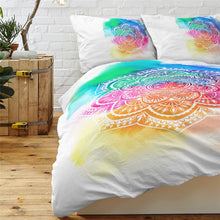 Load image into Gallery viewer, Lotus Flower Tie Dye Bedding Set