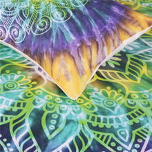 Load image into Gallery viewer, Lotus Flower Tie Dye Bedding Set