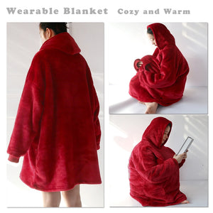Blanket Hoodie - It's Good to See You Giraffe (Made to Order)