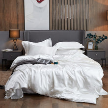 Load image into Gallery viewer, Satin Bedding Set - White