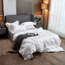 Load image into Gallery viewer, Satin Bedding Set - White