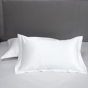 Satin Bedding Set - White