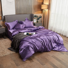 Load image into Gallery viewer, Satin Bedding Set - Dusty Purple