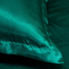 Load image into Gallery viewer, Satin Bedding Set - Royal Green