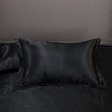 Load image into Gallery viewer, Satin Bedding Set - Black