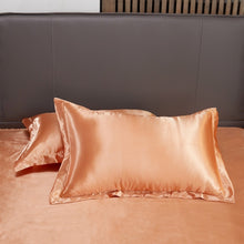 Load image into Gallery viewer, Satin Bedding Set - Apricot