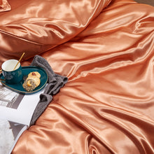 Load image into Gallery viewer, Satin Bedding Set - Rusty Gold