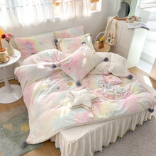 Load image into Gallery viewer, Luxury Lovely Rainbow Unicorn Bedding Set