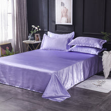 Load image into Gallery viewer, Satin Flat Sheet or Pillowcases - Various Colours