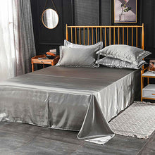 Load image into Gallery viewer, Satin Flat Sheet or Pillowcases - Various Colours