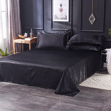 Load image into Gallery viewer, Satin Flat Sheet or Pillowcases - Various Colours