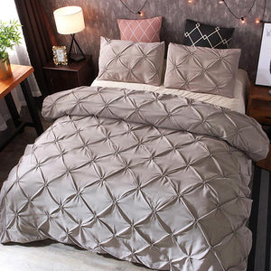 Diamond Pintuck Quilt Cover Set