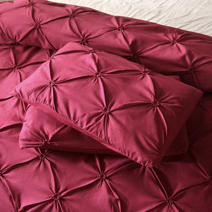 Diamond Pintuck Quilt Cover Set