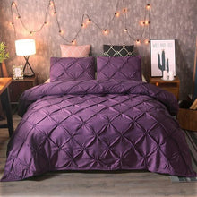 Load image into Gallery viewer, Diamond Pintuck Quilt Cover Set