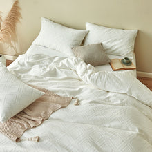 Load image into Gallery viewer, 100% Cotton Chenille Bedding Set - Off White