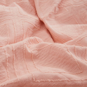 100% Cotton Chenille Bedding Set - Pink