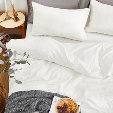 Load image into Gallery viewer, 100% Cotton Chenille Bedding Set - Pure Ice