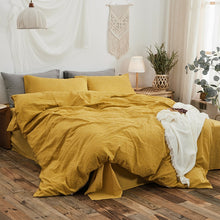 Load image into Gallery viewer, 100% Cotton Chenille Bedding Set - Mustard