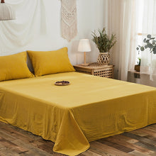 Load image into Gallery viewer, 100% Cotton Chenille Bedding Set - Mustard
