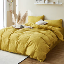 Load image into Gallery viewer, 100% Cotton Chenille Bedding Set - Gold