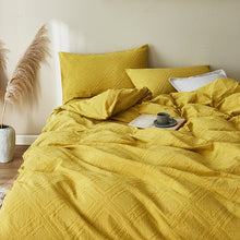 Load image into Gallery viewer, 100% Cotton Chenille Bedding Set - Gold