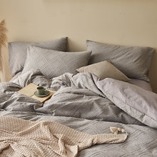 Load image into Gallery viewer, 100% Cotton Chenille Bedding Set - Grey