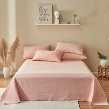 Load image into Gallery viewer, 100% Cotton Chenille Bedding Set - Salmon