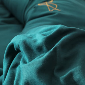 Brushed thermal Quilt Comforter - Emerald